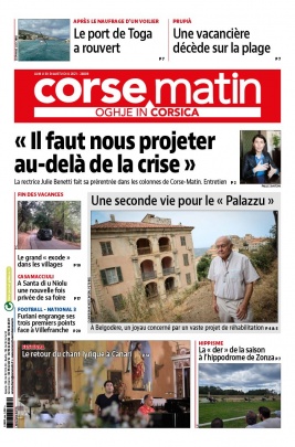 Corse Matin N°26809 du 30 août 2021 à télécharger sur iPad