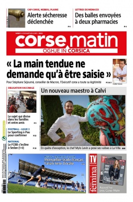 Corse Matin N°26800 du 21 août 2021 à télécharger sur iPad