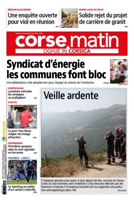 Corse Matin N°26797 du 18 août 2021 à télécharger sur iPad