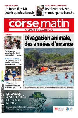 Corse Matin N°26796 du 17 août 2021 à télécharger sur iPad