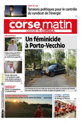 Corse Matin N°26792 du 13 août 2021 à télécharger sur iPad