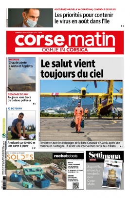 Corse Matin N°26778 du 30 juillet 2021 à télécharger sur iPad