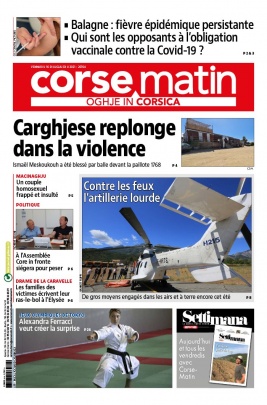 Corse Matin N°26764 du 16 juillet 2021 à télécharger sur iPad