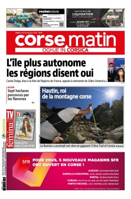 Corse Matin N°26758 du 10 juillet 2021 à télécharger sur iPad