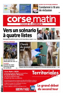 Corse Matin N°26740 du 22 juin 2021 à télécharger sur iPad