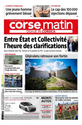 Corse Matin N°26684 du 26 avril 2021 à télécharger sur iPad