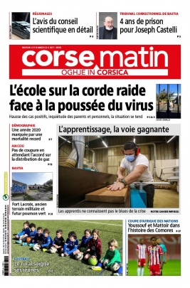 Corse Matin N°26658 du 31 mars 2021 à télécharger sur iPad