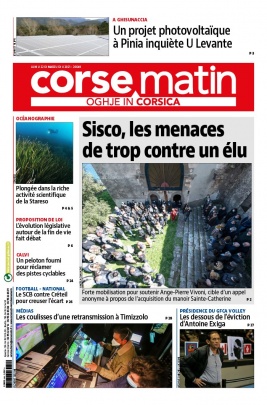 Corse Matin N°26649 du 22 mars 2021 à télécharger sur iPad