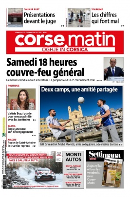 Corse Matin N°26583 du 15 janvier 2021 à télécharger sur iPad