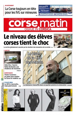 Corse Matin N°26551 du 14 décembre 2020 à télécharger sur iPad