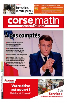 Corse Matin N°26532 du 25 novembre 2020 à télécharger sur iPad