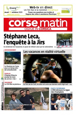 Corse Matin N°26497 du 21 octobre 2020 à télécharger sur iPad