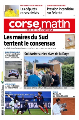 Corse Matin N°26488 du 12 octobre 2020 à télécharger sur iPad