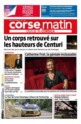 Corse Matin N°26482 du 06 octobre 2020 à télécharger sur iPad