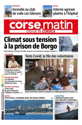 Corse Matin N°26412 du 28 juillet 2020 à télécharger sur iPad