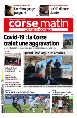Corse Matin N°26445 du 30 août 2020 à télécharger sur iPad