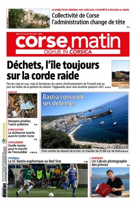 Corse Matin N°26440 du 25 août 2020 à télécharger sur iPad