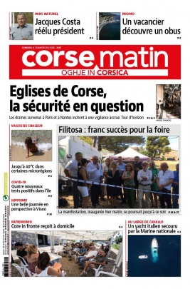 Corse Matin N°26417 du 02 août 2020 à télécharger sur iPad