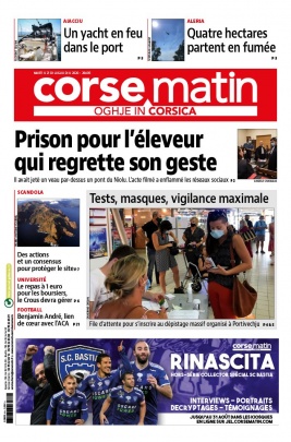 Corse Matin N°26405 du 21 juillet 2020 à télécharger sur iPad