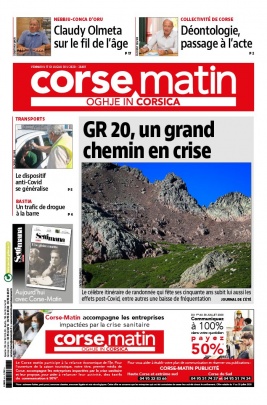 Corse Matin N°26401 du 17 juillet 2020 à télécharger sur iPad