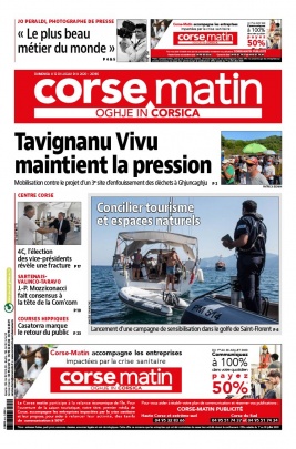 Corse Matin N°26396 du 12 juillet 2020 à télécharger sur iPad