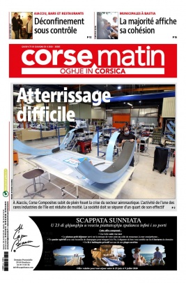 Corse Matin N°26365 du 11 juin 2020 à télécharger sur iPad