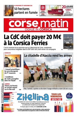 Corse Matin N°26360 du 06 juin 2020 à télécharger sur iPad