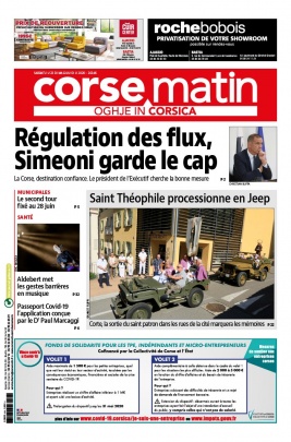 Corse Matin N°26346 du 23 mai 2020 à télécharger sur iPad