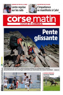 Corse Matin N°26342 du 18 mai 2020 à télécharger sur iPad