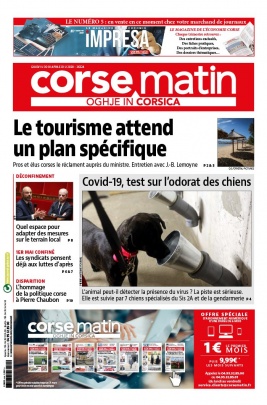 Corse Matin N°26324 du 30 avril 2020 à télécharger sur iPad
