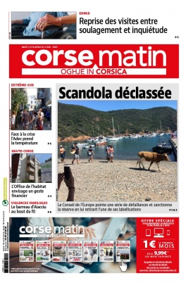 Corse Matin N°26315 du 21 avril 2020 à télécharger sur iPad