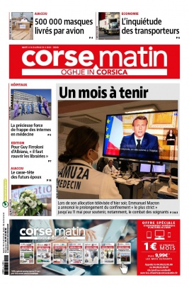 Corse Matin N°26308 du 14 avril 2020 à télécharger sur iPad