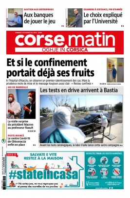 Corse Matin N°26304 du 10 avril 2020 à télécharger sur iPad