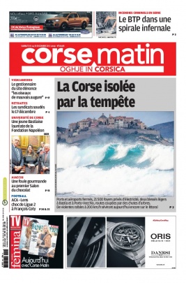 Corse Matin N°26186 du 14 décembre 2019 à télécharger sur iPad