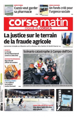 Corse Matin N°26164 du 22 novembre 2019 à télécharger sur iPad