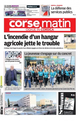 Corse Matin N°26157 du 15 novembre 2019 à télécharger sur iPad