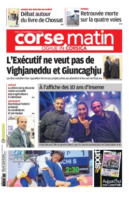 Corse Matin N°26149 du 07 novembre 2019 à télécharger sur iPad