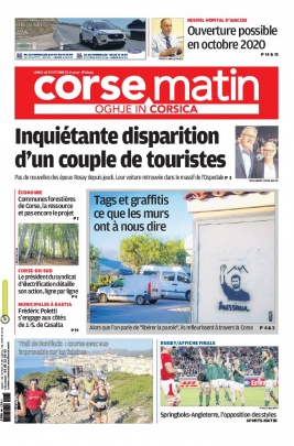 Corse Matin N°26139 du 28 octobre 2019 à télécharger sur iPad