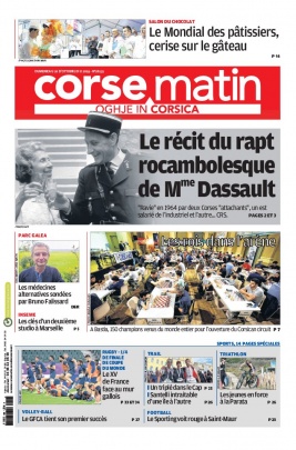 Corse Matin N°26131 du 20 octobre 2019 à télécharger sur iPad