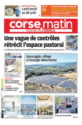 Corse Matin N°26120 du 09 octobre 2019 à télécharger sur iPad