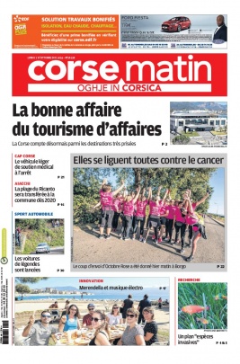 Corse Matin N°26118 du 07 octobre 2019 à télécharger sur iPad