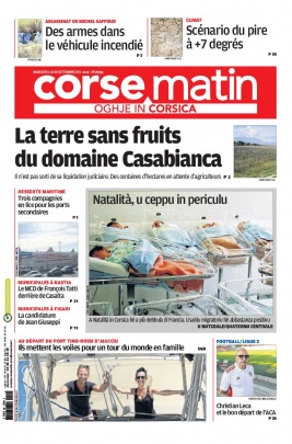 Corse Matin N°26099 du 18 septembre 2019 à télécharger sur iPad