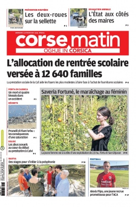Corse Matin N°26071 du 21 août 2019 à télécharger sur iPad