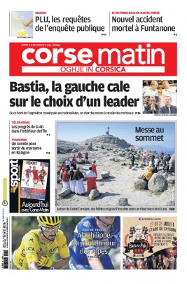 Corse Matin N°26044 du 25 juillet 2019 à télécharger sur iPad