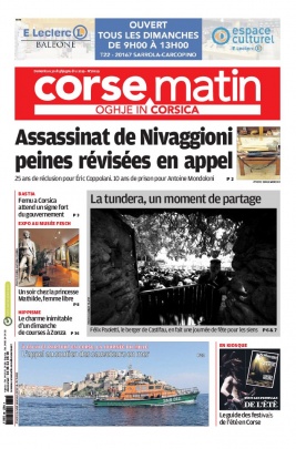 Corse Matin N°26019 du 30 juin 2019 à télécharger sur iPad