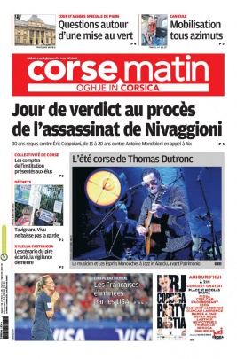 Corse Matin N°26018 du 29 juin 2019 à télécharger sur iPad