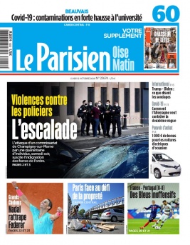 Le Parisien N°20201012 du 12 octobre 2020 à télécharger sur iPad