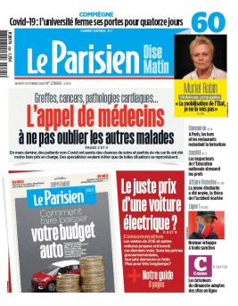Le Parisien N°20201001 du 01 octobre 2020 à télécharger sur iPad