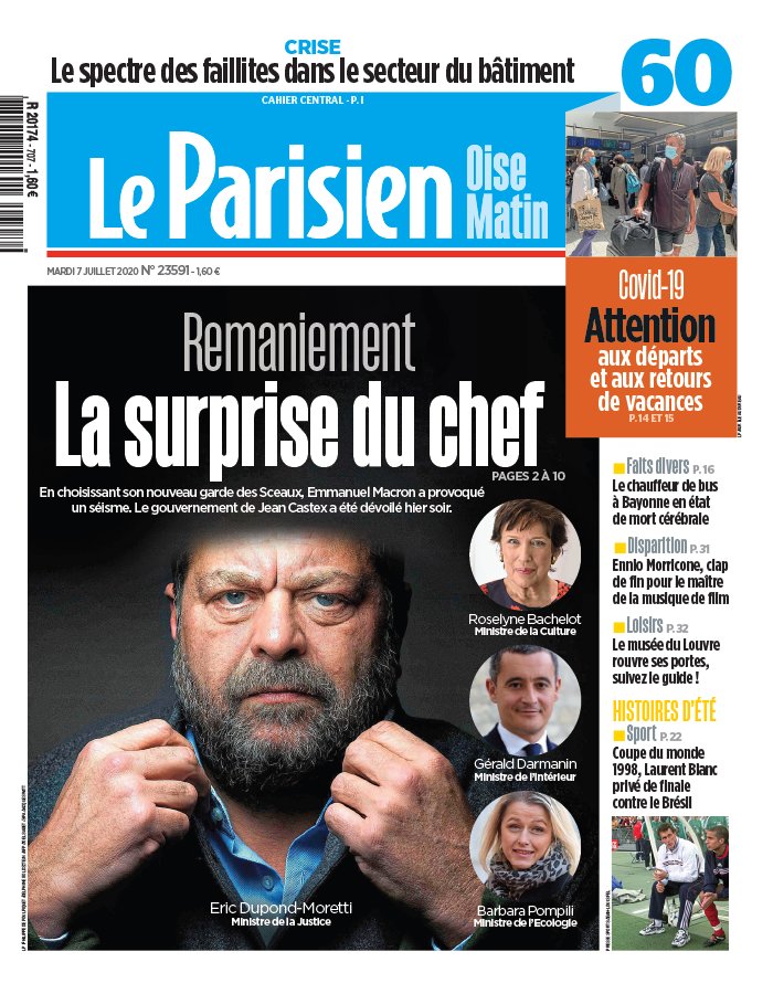 Le Parisien 07 juillet 2020 Le Parisien N°20200707 du 07 juillet 2020 à télécharger sur iPad