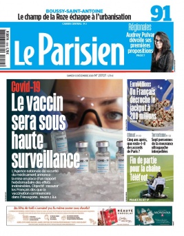 Le Parisien N°20201212 du 12 décembre 2020 à télécharger sur iPad